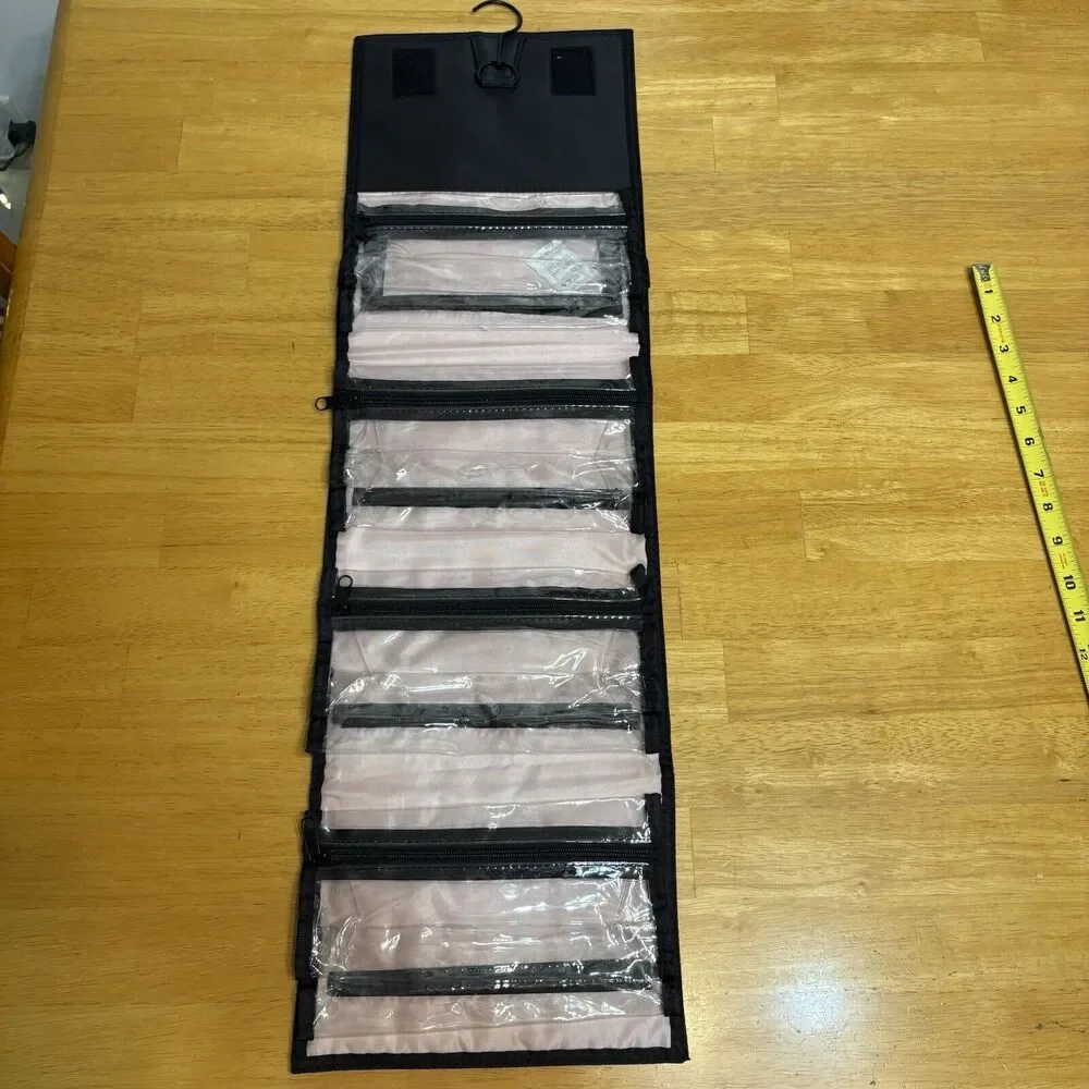 Mary Kay Travel Roll Up Bag Cosmetic Make Up Organizer Hanging Removable Pouches